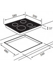Варочная поверхность газовая Teka ER 60 4G AI AL CI WHITE CREAM