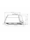 Встраиваемая вытяжка LEX GS BLOC P 900 WHITE