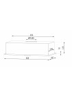 Встраиваемая вытяжка LEX GS BLOC LIGHT 600 INOX